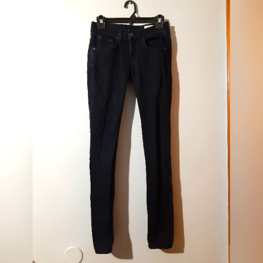 Rag & Bone Midnight Blue Skinny Jeans Women's Suze 24 Casual